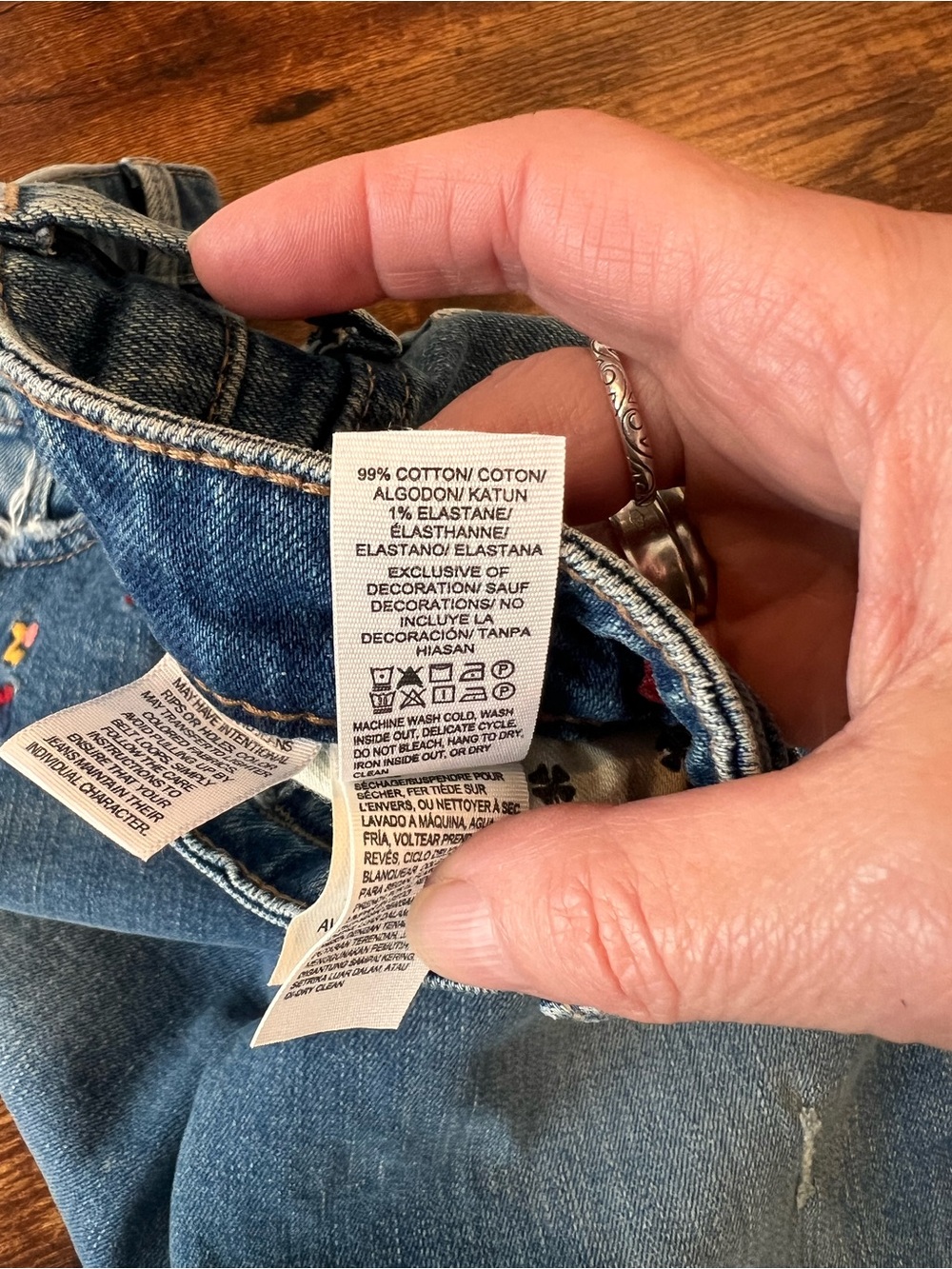 Lucky Brand Embroidered Crop Length Jeans - Picture 12 of 12